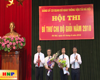 Đảng ủy cơ quan Sở Giao thông Vận tải Hà Nội tổ chức Hội thi Bí thư chi bộ giỏi